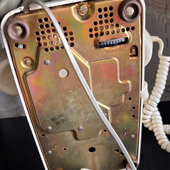Vintage Cream Rotary Dial Telephone - Picture 5 of 7